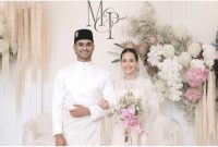 Unggahan foto pernikahan Pevita Pearce dengan suami. Foto: Instagram Pevita Pearce/@pevpearce