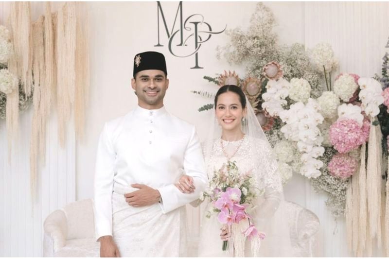 Unggahan foto pernikahan Pevita Pearce dengan suami. Foto: Instagram Pevita Pearce/@pevpearce