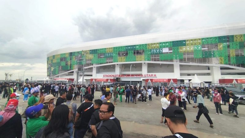 Penampakan Stadion Utama Sumatera Utara di kawasan Sumut Sport Center, Kabupaten Deli Serdang. Foto: MO PSMS Medan