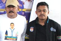 Pembina Sukarelawan Pasti Bobby Ir H Erwan Rozadi Nasution (kiri) dan Ketua Milenial Bobby Sumatera Utara A Fahrezy Harsa. Foto: Dok. Pribadi