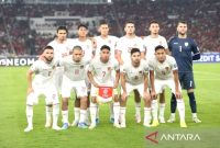 Pesepak bola Timnas Indonesia berfoto sebelum melawan Timnas Australia dalam pertandingan Grup C putaran ketiga Kualifikasi Piala Dunia 2026 Zona Asia di Stadion Utama Gelora Bung Karno, Senayan, Jakarta, Selasa (10/9/2024). Foto: Antara
