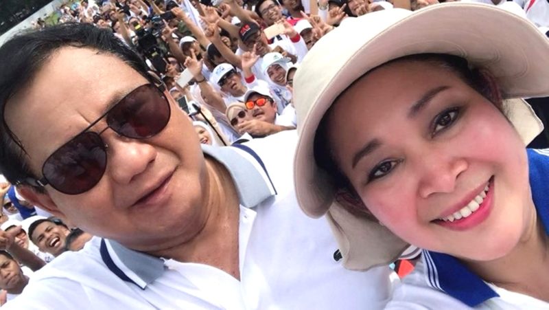 Prabowo Subianto dan Titiek Soeharto. Foto: Instagram @titieksoeharto