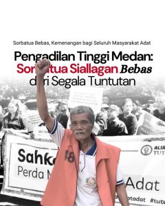 Sorbatua Siallagan Akhirnya Divonis Bebas di PT Medan