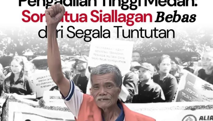 Sorbatua Siallagan Akhirnya Divonis Bebas di PT Medan