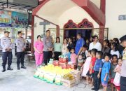 Kunjungi Panti Asuhan, Kapolres Tapteng Santuni Anak Yatim