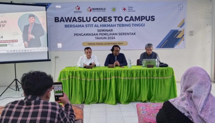 Bawaslu Tebing Tinggi dan Sumut Gaet Mahasiswa Ikut Mengawasi
