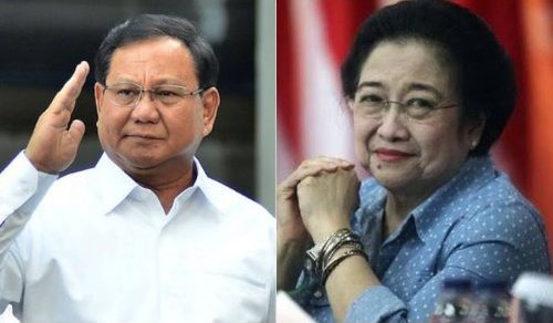Kolase foto Prabowo-Megawati. Foto: Istimewa