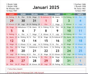 Siap-Siap untuk Tahun 2025! Cek Kalender Libur Nasional 2025 Lengkap di Sini