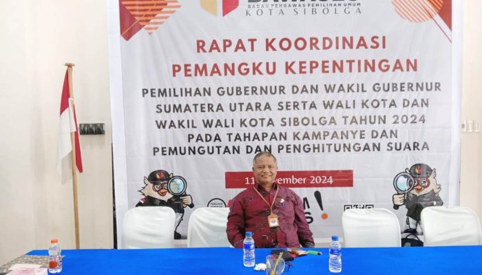 Bawaslu Sibolga Ajak Pemangku Kepentingan Jaga Kondusifitas