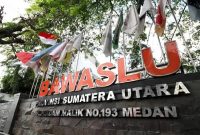 Kantor Bawaslu Provinsi Sumut. Foto: Antara