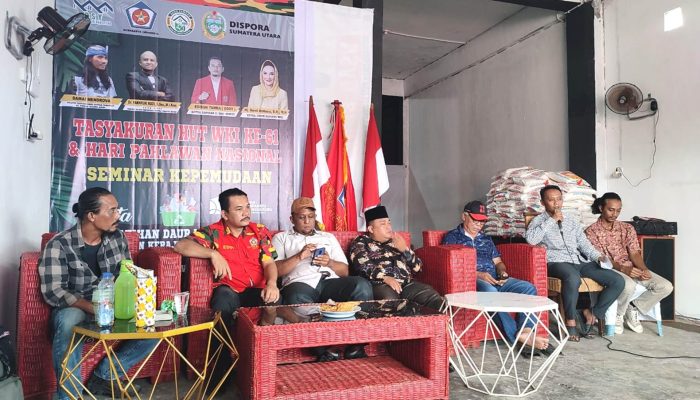 HUT 61 dan Hari Pahlawan, WKI Sumut Berbagi Beras dan Bentuk Komunitas Anak Muda Peduli Sampah