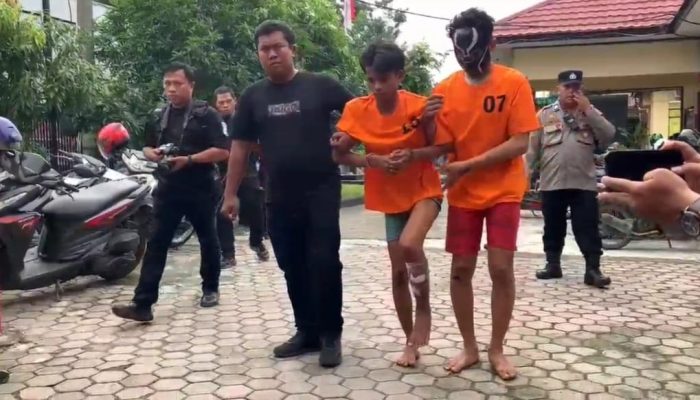 Polsek Helvetia Tangkap 2 Begal, Satu di ‘Door’