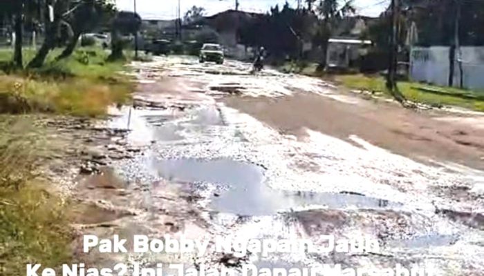 Janji Bobby Nasution Ditagih, Jalan di Medan Ini Rusak Parah