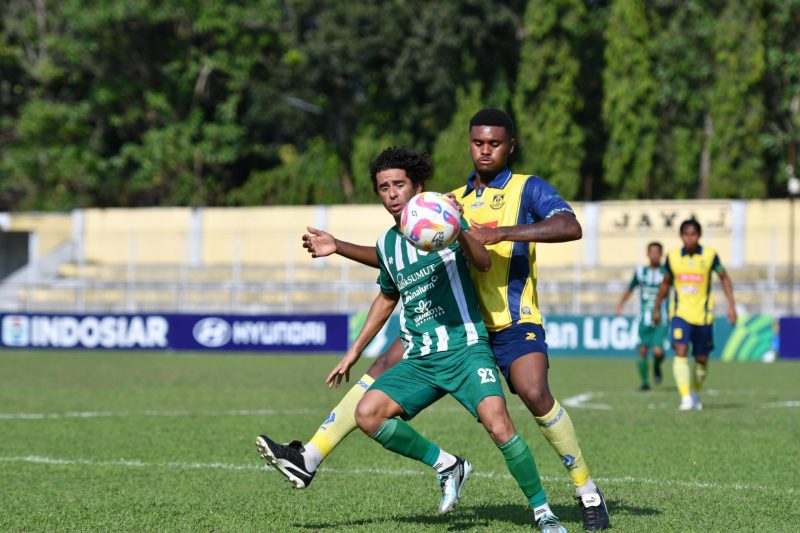 PSMS Medan kembali meraih kemenangan saat menjamu Persikota Tangerang pada lanjutan Liga 2 Indonesia di Stadion Baharuddin Siregar,  Jumat (15/11). Foto: MO PSMS Medan