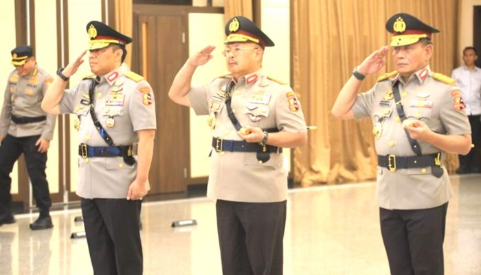 Kapolri Lantik Irwasum, Kalemdiklat dan Kortastipidkor