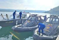 Ilustrasi - Pengamanan perhelatan Aquabike Jetski World Championship di Danau Toba. Foto: Humas Polda Sumut