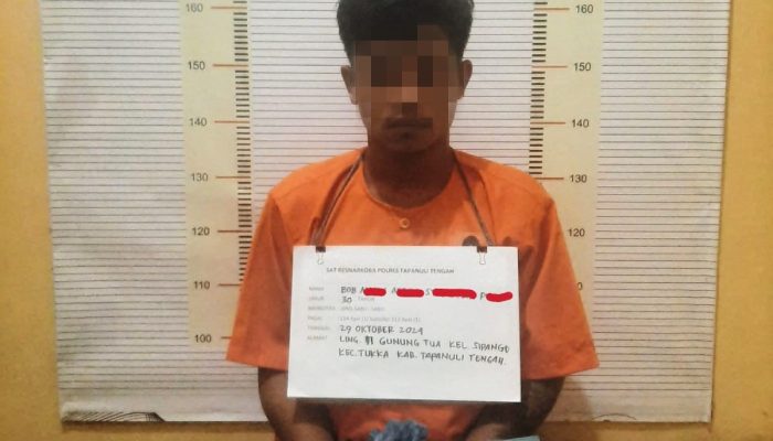 Pria Pengangguran di Tapteng Diduga Edarkan Narkoba