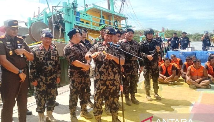 KKP Tangkap 3 Kapal Pencuri Ikan Asal Malaysia di Selat Malaka