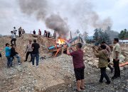 Polisi Tutup Tambang Emas Ilegal di Madina, Warga Protes Hingga Blokir Jalan