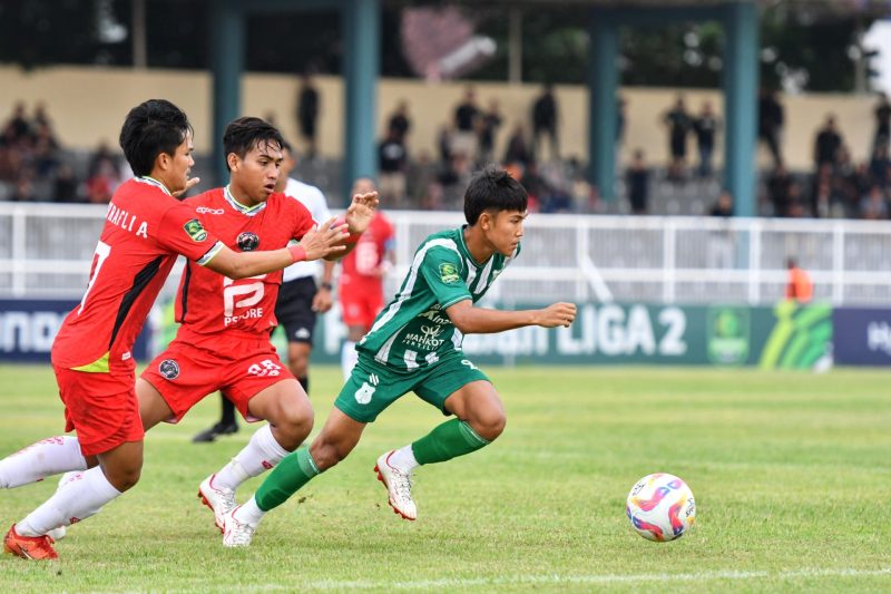 PSMS Medan berhasil menekuk FC Bekasi City di kandang dengan skor telak 2-0 dalam laga lanjutan Liga 2 di Stadion Purnawarman, Purwakarta, Jawa Barat, Sabtu (7/12). Foto: MO PSMS