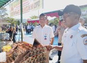 Pj Bupati Sugeng Tinjau Gerakan Pangan Murah di Tapteng