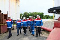 Komisaris Utama (Komut) PT Pertamina Patra Niaga, Ego Syahrial meninjau kesiapan fasilitas BBM dan LPG di Sumut. Foto: Dok Pertamina Patra Niaga Sumbagut