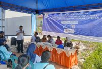 Kegiatan Sosialisasi dan Pelatihan oleh KKP di TPS/PDU Bank Sampah Yamantab. Topikseru.com/ Jasman Julius