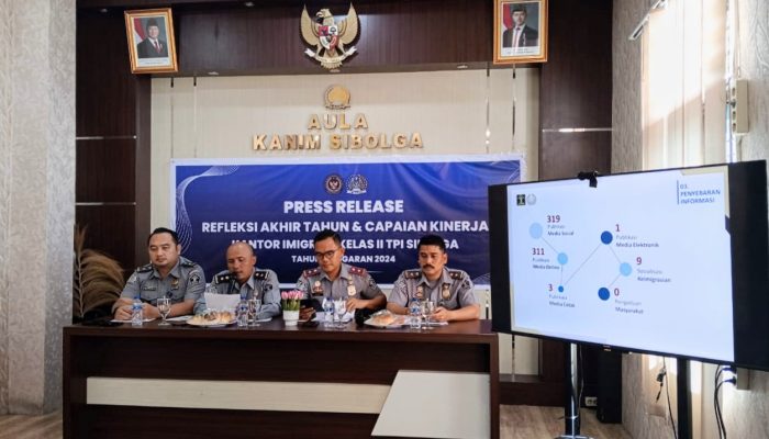 Imigrasi Sibolga Catat Peningkatan PNBP Tahun 2024