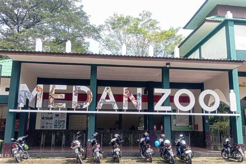 Taman Satwa Medan Zoo di Jalan Bunga Rampe IV, Kelurahan Simalingkar B, Kecamatan Medan Tuntungan, Kota Medan. Foto: topikseru.com/Amar Fuad Marpaung 