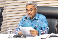 Ketua KPK Setyo Budiyanto berikan keterangan kepada wartawan di Gedung Merah Putih KPK, Jakarta, Selasa (24/12/2024). Foto: Antara/Fianda Sjofjan Rassat