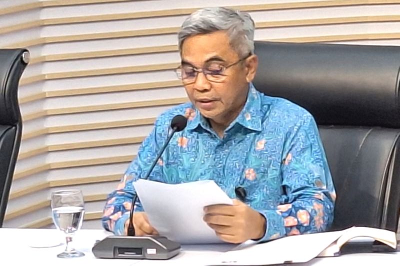 Ketua KPK Setyo Budiyanto berikan keterangan kepada wartawan di Gedung Merah Putih KPK, Jakarta, Selasa (24/12/2024). Foto: Antara/Fianda Sjofjan Rassat