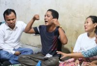 Rinaldi Simarmata (29), ayah 3 bocah korban penikaman di Percut Sei Tuan, Kabupaten Deli Serdang. Foto: tangkapan layar video