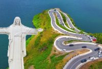Bukit Sibea-bea slaah satu destinasi wisata rohani saat hari raya Natal