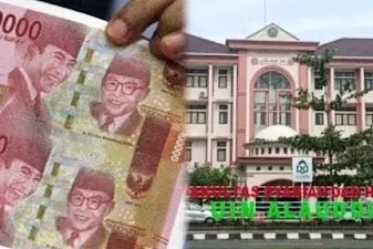 Ilustrasi - kolase pabrik uang palsu di UIN Alauddin Makassar 