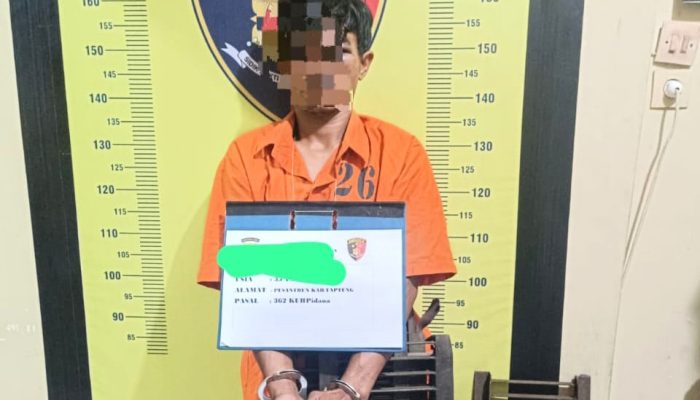 Warga Tapteng Ditangkap Curi Besi Penutup Selokan Sekolah di Kota Sibolga