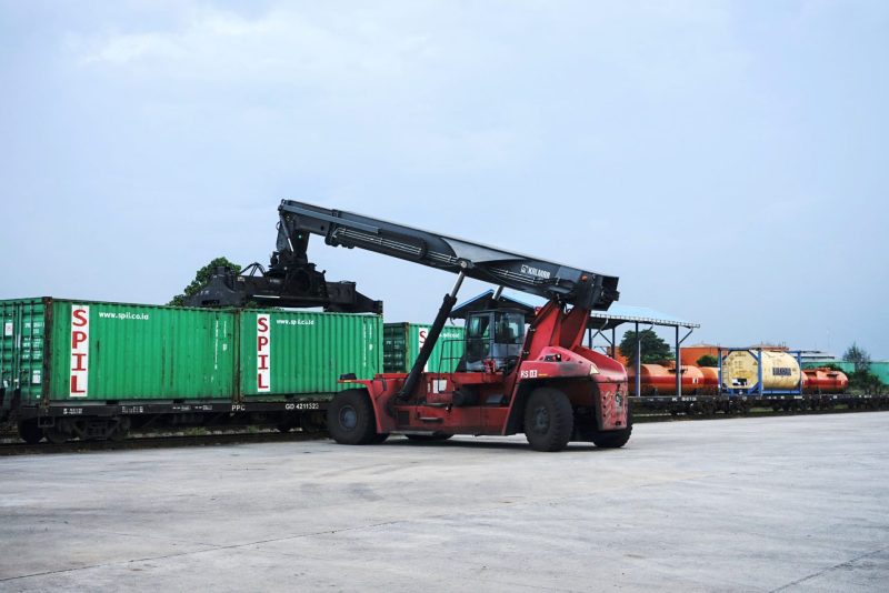PT KAI Sumut mencatat jumlah angkutan barang meningkat 12% dibanding tahun 2023. Foto: Dok. PT KAI Sumut