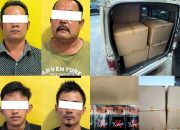 Polres Labusel Bongkar Peredaran Rokok Bercukai Palsu