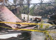 Rumah Terbakar saat Bertugas, Ketua KPU Tapteng: Yang Tersisa Hanya Puing