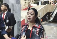 Ketua DPR RI Puan Maharani di Kompleks Parlemen, Jakarta, Kamis (30/1/2024). Foto: Antara