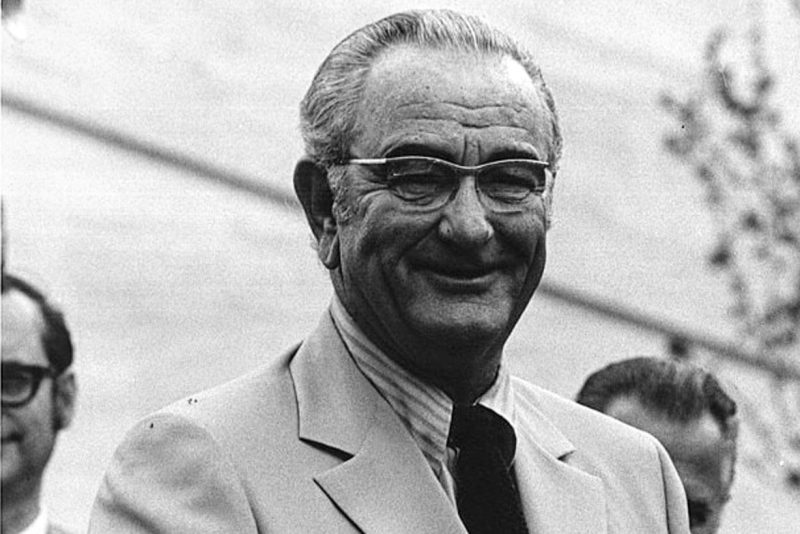 Presiden AS yang menjabat pada 1963-1969, Lyndon B Johnson.