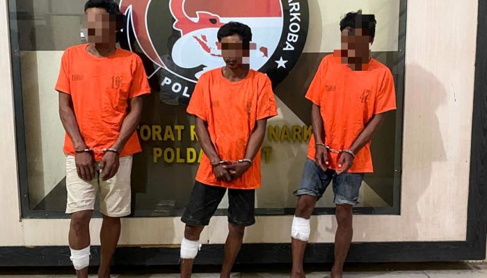 3 Penyelundup 25 Kg Narkoba dari Malaysia Melalui Jalur Laut Ditangkap Polisi