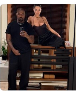Kanye west dan istri , Bianca Censori