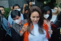 Nikita Mirzani di Polda Metro Jaya, Selasa (4/3/2025).