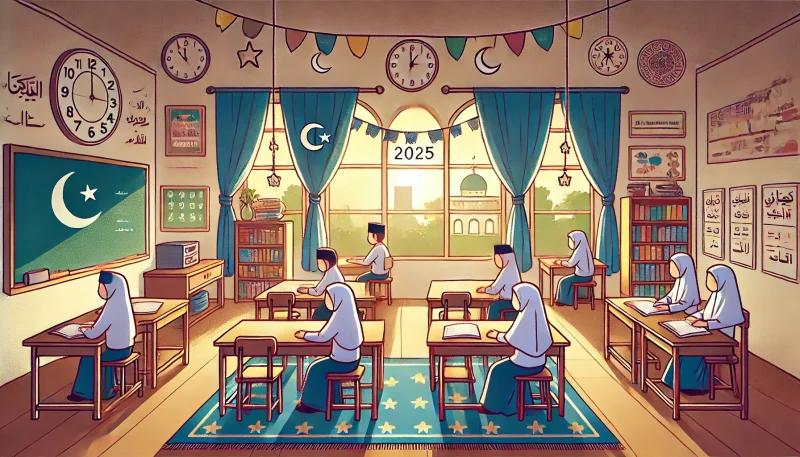 Ilustrasi libur ramadhan 2025