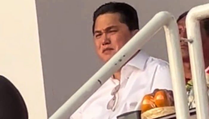 Erick Thohir Terekam Menahan Tangis Saksikan Timnas Ditekuk Australia 5-1