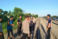 PT KAI mengimbau masyarakat tidak melakukan aktivitas di jalur kereta api (KA) yang dapat membahayakan keselamatan. Foto: Dok.Humas PT KAI Divre I Sumut 