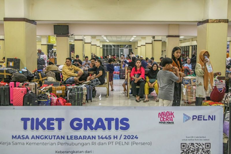 PT PELNI siap menyukseskan program mudik dan tiket gratis dari Kementerian Perhubungan RI dan BUMN untuk Lebaran 2025. Foto: PT PELNI