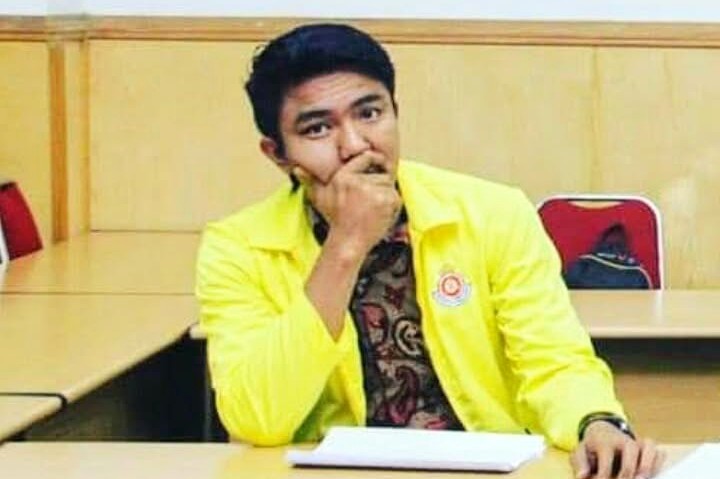 Aktivis mahasiswa UDA, Matius kritisi surat LLDikti Wilayah 1 Sumut terkait kampus Universitas Darma Agung (UDA). Foto: Dok.Pribadi