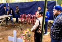 Polres Asahan menggelar ekshumasi terhadap pelajar korban dugaan penganiayaan oknum polisi di Kabupaten Asahan, Sumut. Foto: Istimewa