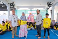 Program SEBARAN, Pertamina Berbagi Kebahagian dengan 53 Yatim dan Dhuafa di Medan